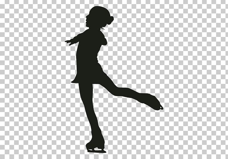 Winter Olympic Games Silhouette Ice Skating Figure Skating PNG, Clipart, Arm, Black, Black And White, Figure Skating, Figure Skating Spirals Free PNG Download