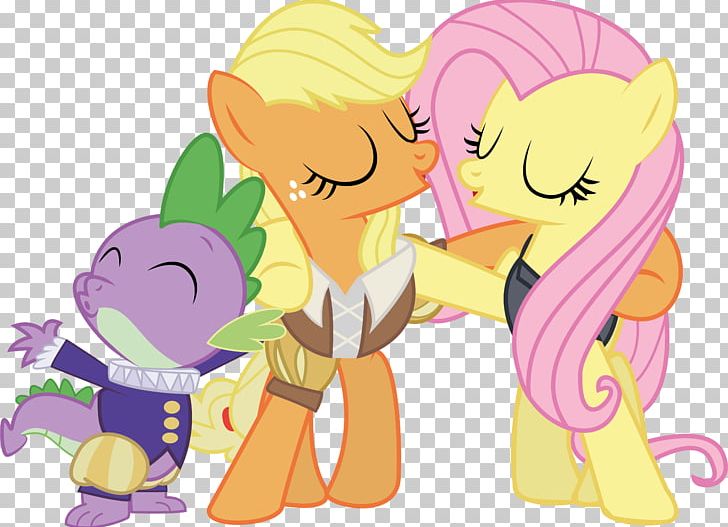 Applejack Fluttershy Spike Pinkie Pie Rarity PNG, Clipart, Anime, Applejack, Art, Cartoon, Child Free PNG Download