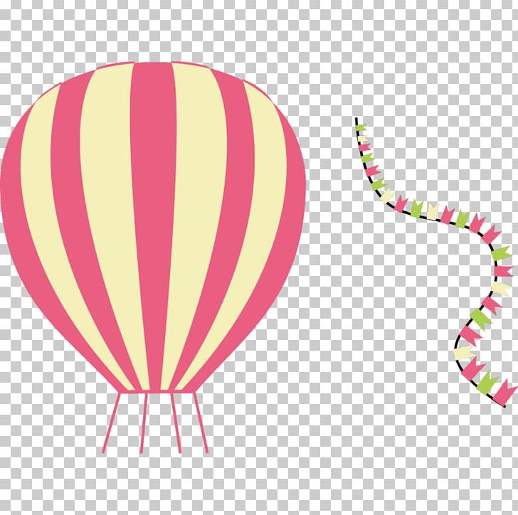 Hot Air Balloon Line Pink M PNG, Clipart, Balloon, Circle, Hot Air Balloon, Line, Magenta Free PNG Download