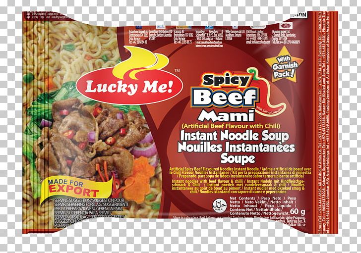 Instant Noodle Mami Soup Chili Con Carne Pancit Flavor PNG, Clipart, Batchoy, Beef, Chili Con Carne, Convenience Food, Cuisine Free PNG Download