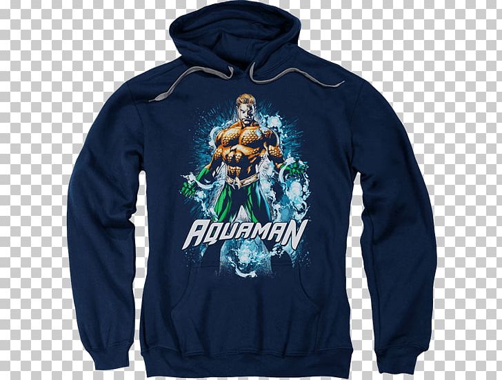 Hoodie T-shirt Aquaman Sweater Bluza PNG, Clipart, Aquaman, Bluza, Brand, Clothing, Crew Neck Free PNG Download