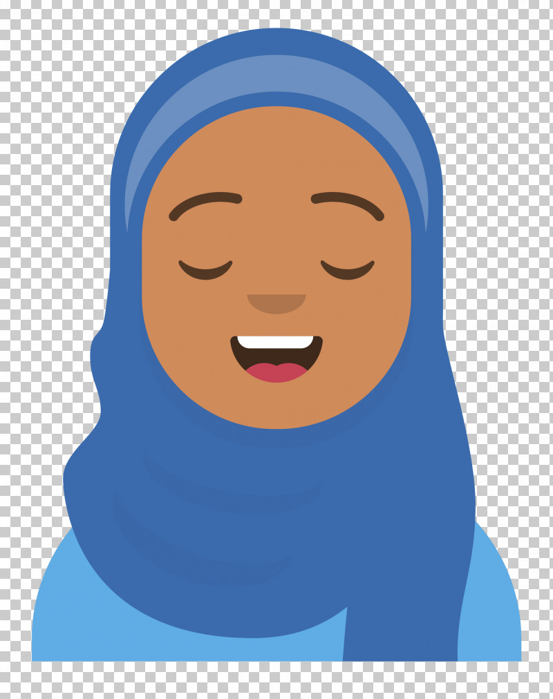 Hijab Avatar PNG, Clipart, Cartoon, Creative Work, Happiness, Royaltyfree, Smile Free PNG Download