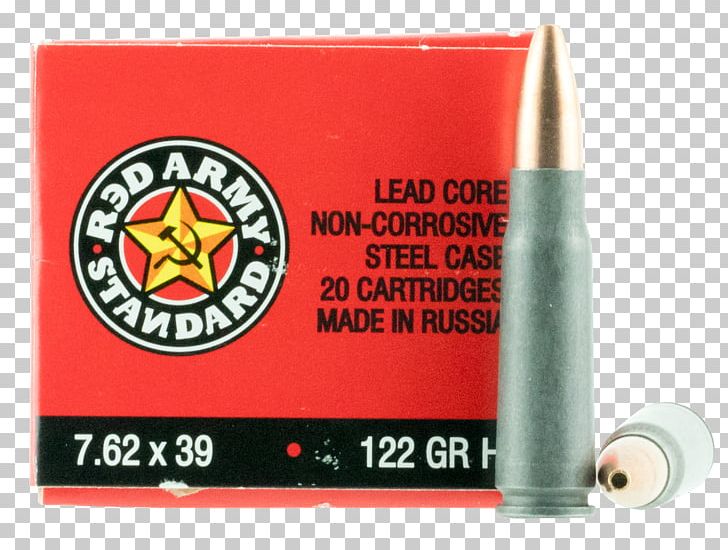 7.62×39mm Full Metal Jacket Bullet Red Army Standard Ammunition Cartridge PNG, Clipart, 7.62x39mm, 9 Mm Caliber, 762 Mm Caliber, 919mm Parabellum, 76239mm Free PNG Download