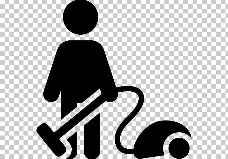 Maid Service Vacuum Cleaner Cleaning Computer Icons PNG, Clipart, Artwork, Black, Black And White, Brand, Broom Free PNG Download