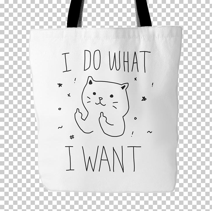 Tote Bag Cat Clothing Kitten PNG, Clipart, Accessories, Bag, Black And White, Brand, Cat Free PNG Download