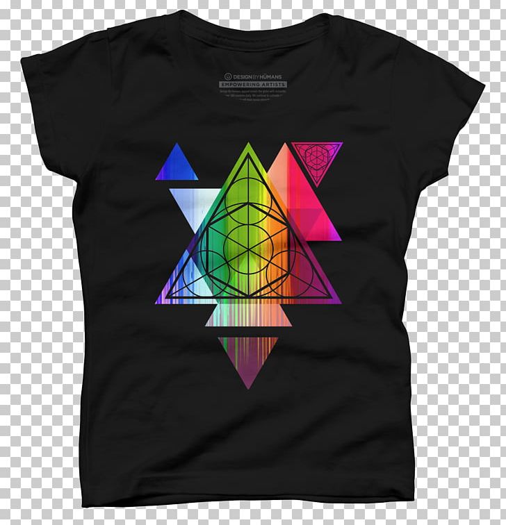 T-shirt Triangle Sacred Geometry PNG, Clipart, Angle, Brand, Clothing, Geometry, Hoodie Free PNG Download