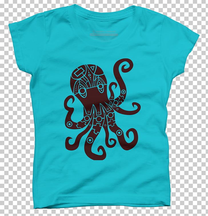 T-shirt Octopus Craft Etsy PNG, Clipart, Active Shirt, Aqua, Blue, Cephalopod, Clothing Free PNG Download