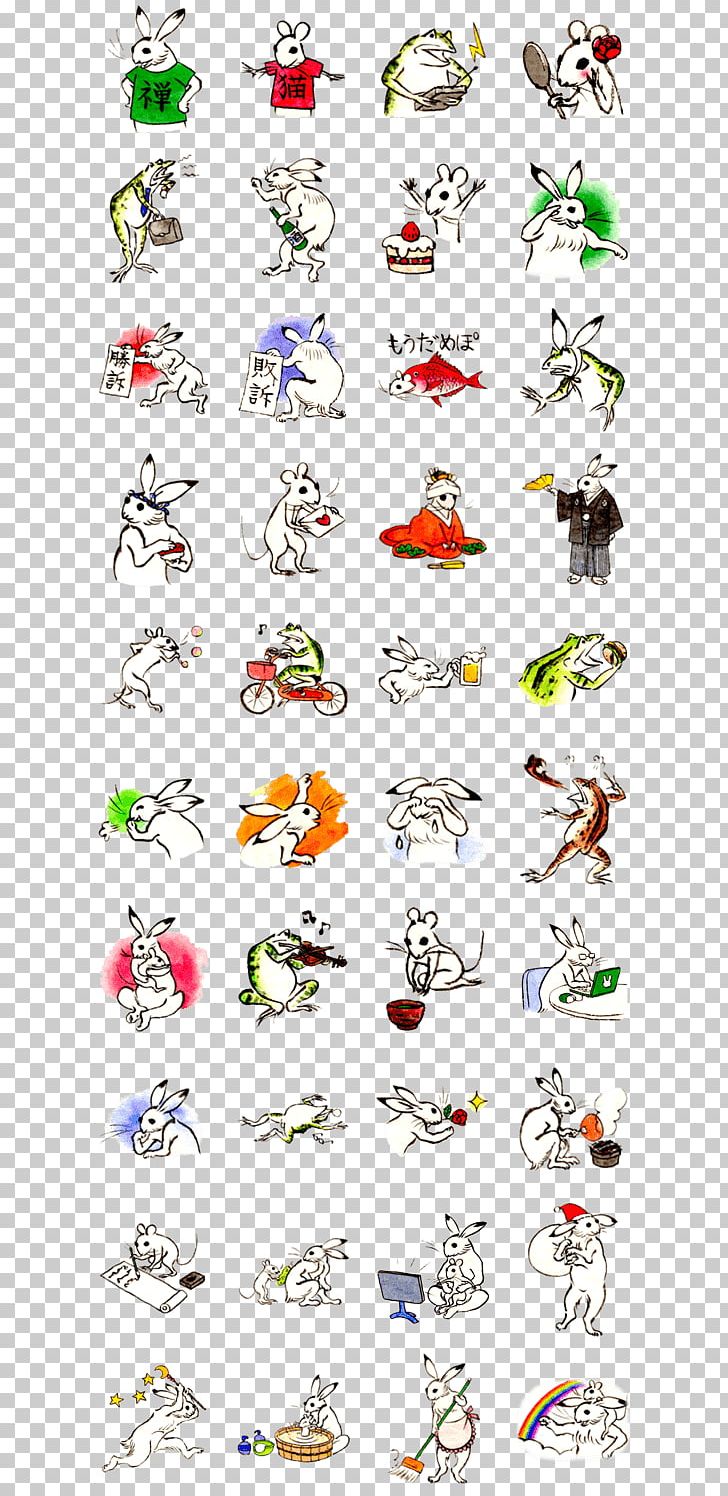 Chōjū-jinbutsu-giga クリエイターズスタンプ LINE Illustration Comics PNG, Clipart, Android, Area, Chinese Language, Comics, Giga Free PNG Download