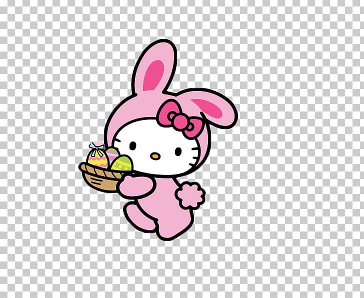 Easter Bunny Hello Kitty Desktop Mobile Phones PNG, Clipart, Animal Figure, Artwork, Desktop Wallpaper, Display Resolution, Easter Free PNG Download
