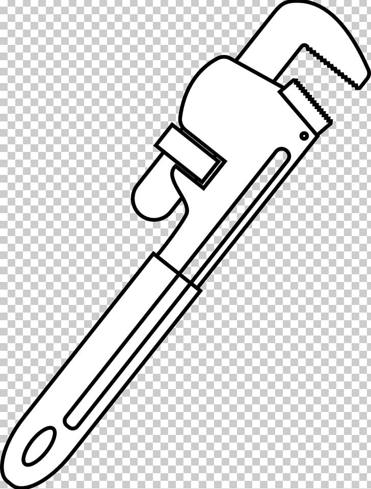 Pipe Wrench Spanners Adjustable Spanner PNG, Clipart, Adjustable Spanner, Angle, Area, Black And White, Clip Art Free PNG Download