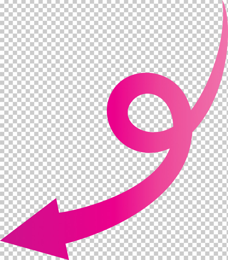 Curved Arrow PNG, Clipart, Curved Arrow, Line, Logo, Magenta, Material Property Free PNG Download
