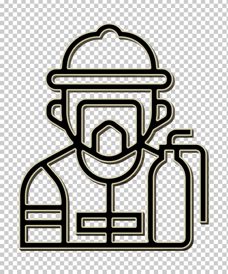 Jobs And Occupations Icon Fireman Icon PNG, Clipart, Coloring Book, Fireman Icon, Jobs And Occupations Icon, Line, Line Art Free PNG Download
