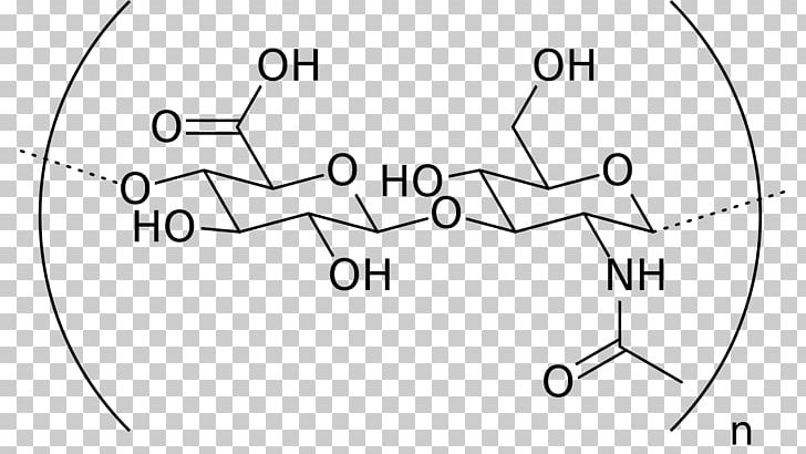 Sodium Hyaluronate Hyaluronic Acid Glycosaminoglycan Joint PNG, Clipart, Acid, Angle, Area, Auto Part, Black And White Free PNG Download