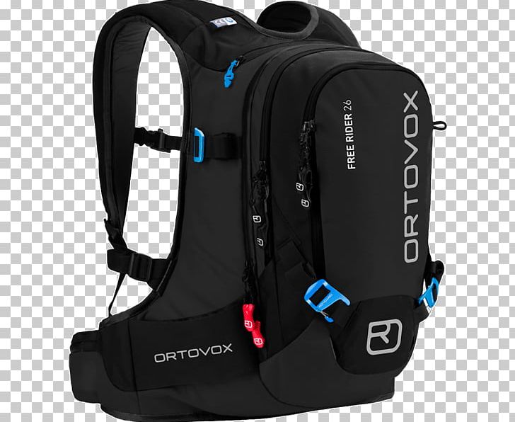 Ortovox Free Rider 18L Ortovox Free Rider 22 W Backpack Ortovox Free Rider 22 Avabag Kit PNG, Clipart, Alpine Skiing, Backcountry Skiing, Backpack, Bag, Black Free PNG Download