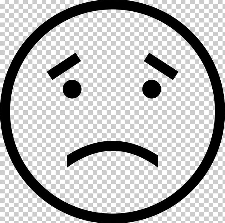Smiley Sadness Emoticon PNG, Clipart, Area, Art, Black And White, Circle, Computer Icons Free PNG Download