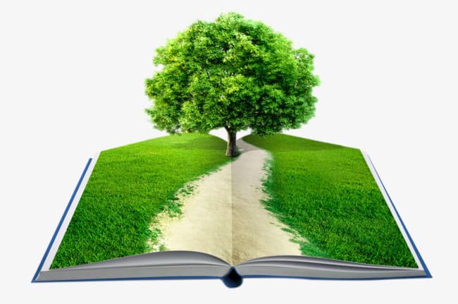 Books Grass And Trees PNG, Clipart, Books Clipart, Creative, Elements, Free, Free Png Elements Free PNG Download
