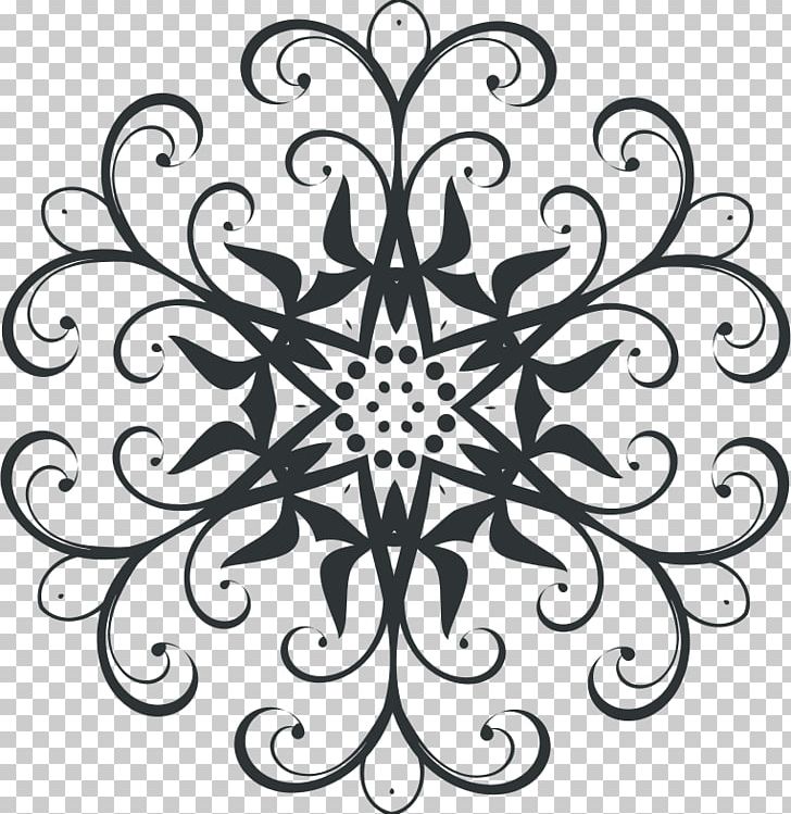 Line Art Floral Design PNG, Clipart, Area, Art, Black, Black And White, Circle Free PNG Download