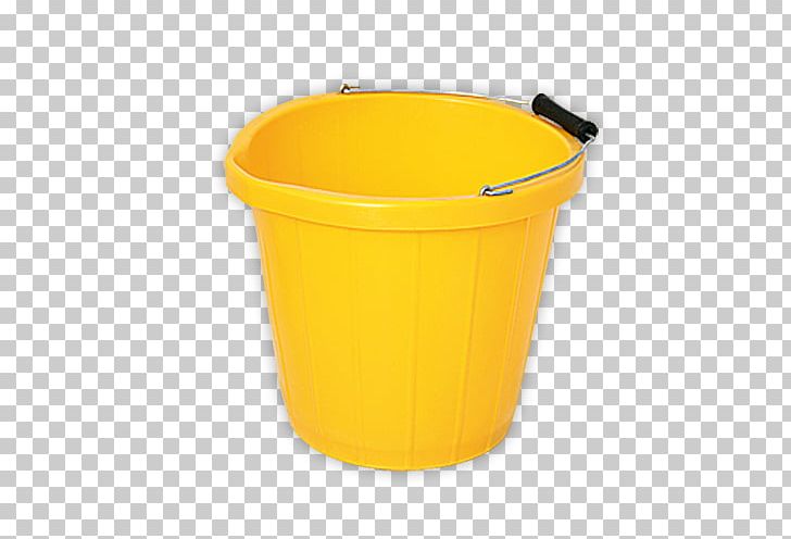 Yellow Plastic Bucket Rubbish Bins & Waste Paper Baskets PNG, Clipart, Bucket, Color, Handle, Material, Objects Free PNG Download