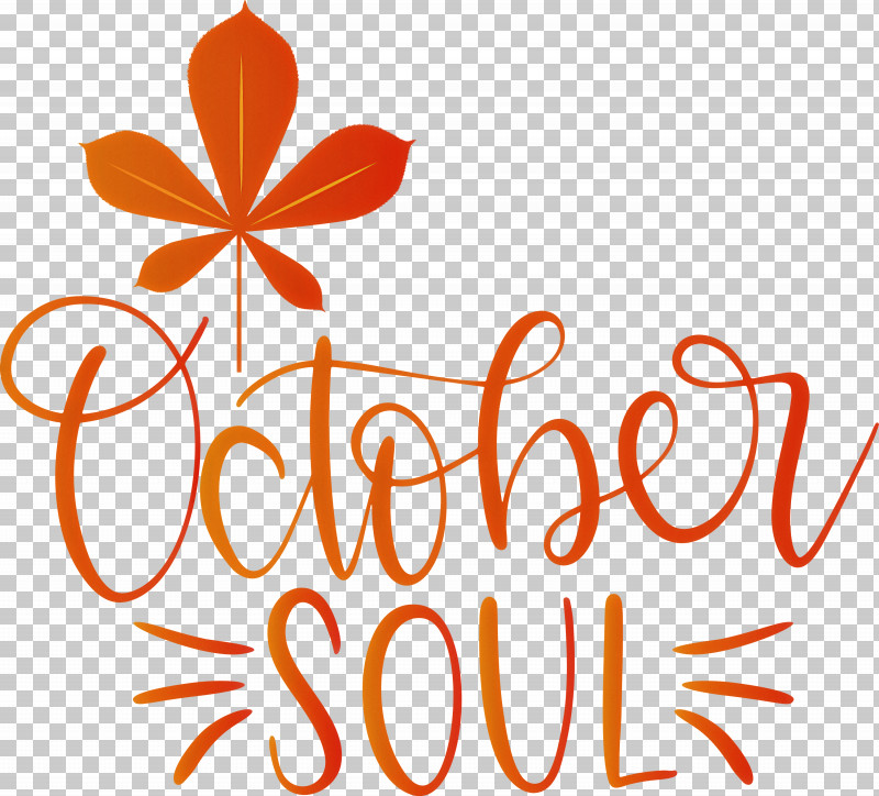 October Soul October PNG, Clipart, Biology, Flower, Leaf, Line, Logo Free PNG Download