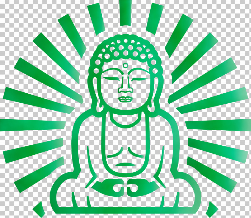 Green Head Line Art Line Logo PNG, Clipart, Buddha, Circle, Green, Head, Line Free PNG Download
