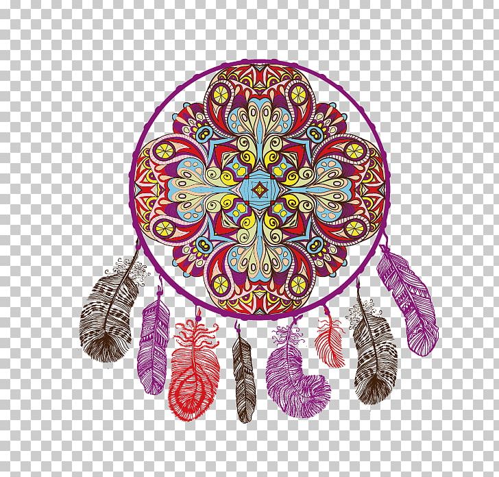 Dreamcatcher Mandala Indigenous Peoples Of The Americas Illustration PNG, Clipart, Art, Campanula, Chimes Vector, Circle, Color Free PNG Download