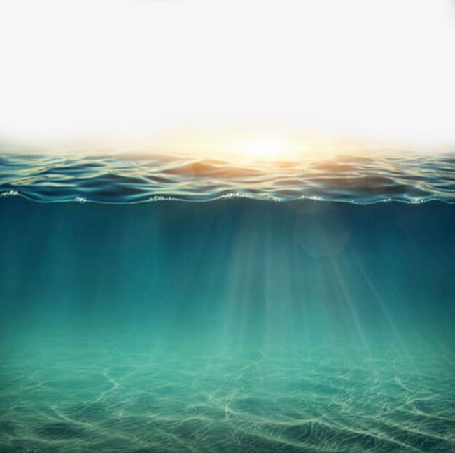 Sunlight Penetrating The Sea PNG, Clipart, Blue, Level, Light, Ocean, Penetrating Clipart Free PNG Download