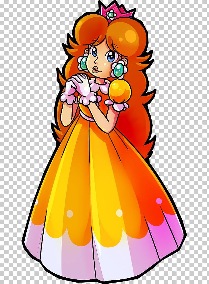 Princess Daisy Princess Peach Super Mario Bros. PNG, Clipart, Artwork, Character, Costume, Costume Design, Dress Free PNG Download