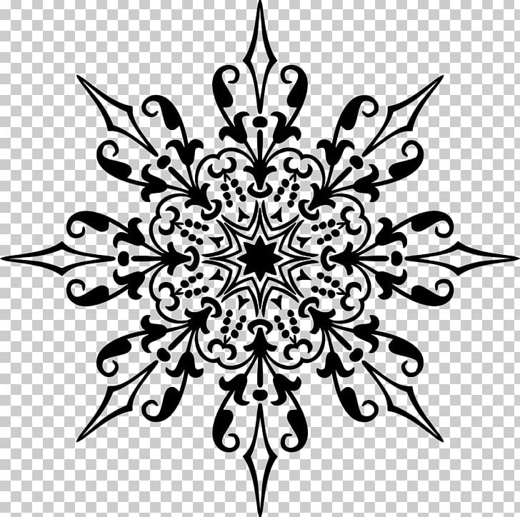 Symmetry Ornament PNG, Clipart, Black, Black And White, Circle, Flora, Floral Design Free PNG Download