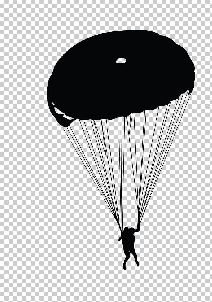 Parachute Silhouette Parachuting PNG, Clipart, Black And White, Cartoon Parachute, Download, Gratis, Highdefinition Television Free PNG Download