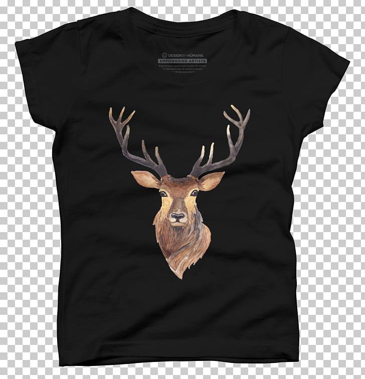 T-shirt Red Deer Hoodie Bluza PNG, Clipart, Antler, Bluza, Clothing, Deer, Deer Girl Free PNG Download