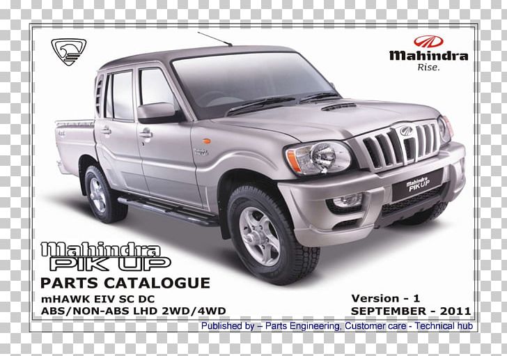 Mahindra Scorpio Getaway Mahindra & Mahindra Pickup Truck Mahindra Bolero PNG, Clipart, Automotive Tire, Brand, Bumper, Car, Cars Free PNG Download