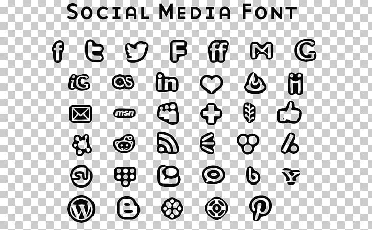 Social Media Computer Icons Font Awesome Font PNG, Clipart, Area, Black And White, Button, Circle, Computer Icons Free PNG Download