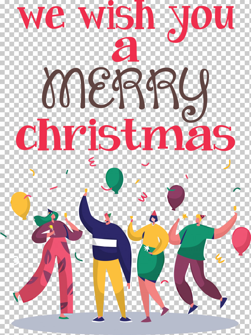 Merry Christmas Wish PNG, Clipart, Behavior, Cartoon, Geometry, Happiness, Human Free PNG Download