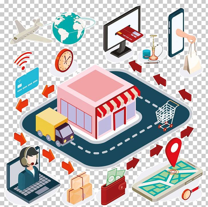 E-commerce Isometric Projection PNG, Clipart, 3 D, Area, Art, Business, Communication Free PNG Download