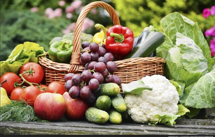 Organic Food Fruit Vegetable Basket PNG, Clipart, Basket, Diet, Diet Food, Eating, Food Free PNG Download