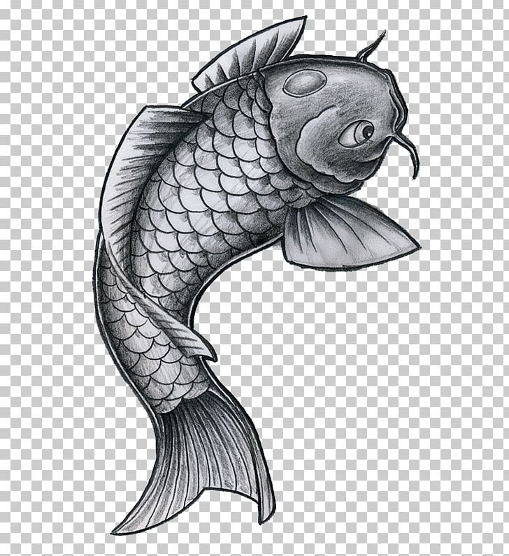 Koi Tattoo Drawing Goldfish PNG, Clipart, Animals, Art, Artwork, Asian Arowana, Blackandgray Free PNG Download