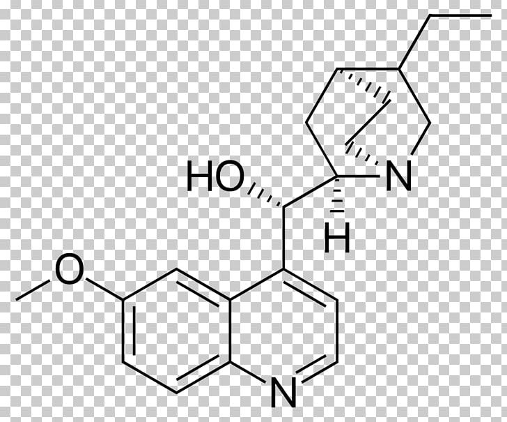 Quinine Dihydroquinidine Structure Molecule Chemistry PNG, Clipart, Angle, Area, Black, Black And White, Brand Free PNG Download