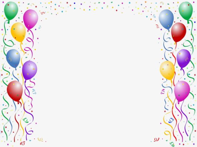 Colorful Balloons Border Celebrate PNG, Clipart, Anniversary, Backgrounds, Balloon, Balloons, Balloons Clipart Free PNG Download