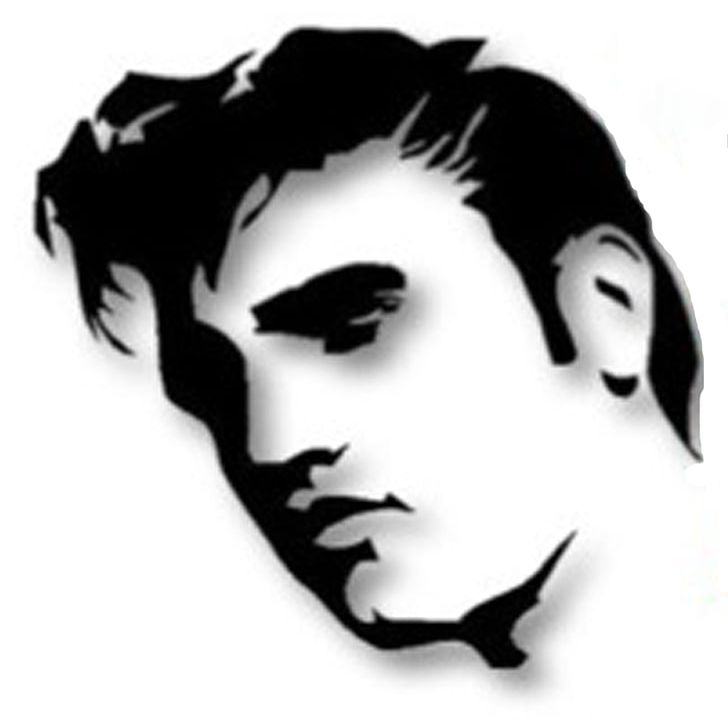 Elvis Presley Silhouette Wall Decal Stencil Mural PNG, Clipart, Animals, Art, Black And White, Celebrities, Charlie Chaplin Free PNG Download