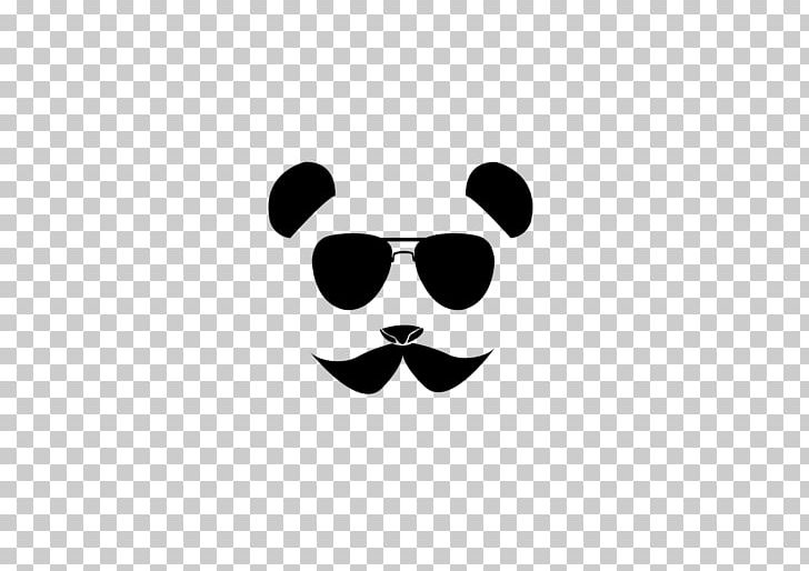 Giant Panda Moustache Cuteness Glasses PNG, Clipart, Aviator Sunglasses, Black, Black And White, Computer, Computer Wallpaper Free PNG Download