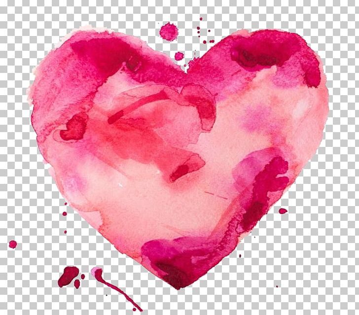 Download Watercolor Painting Heart Stock Illustration PNG, Clipart ...