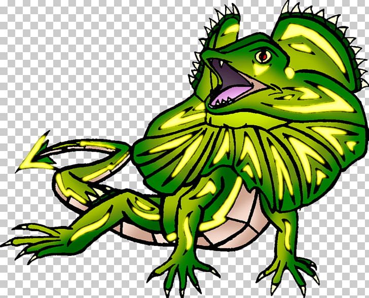 Frilled-neck Lizard Reptile Frog PNG, Clipart, Amphibian, Animal, Animals, Art, Artwork Free PNG Download