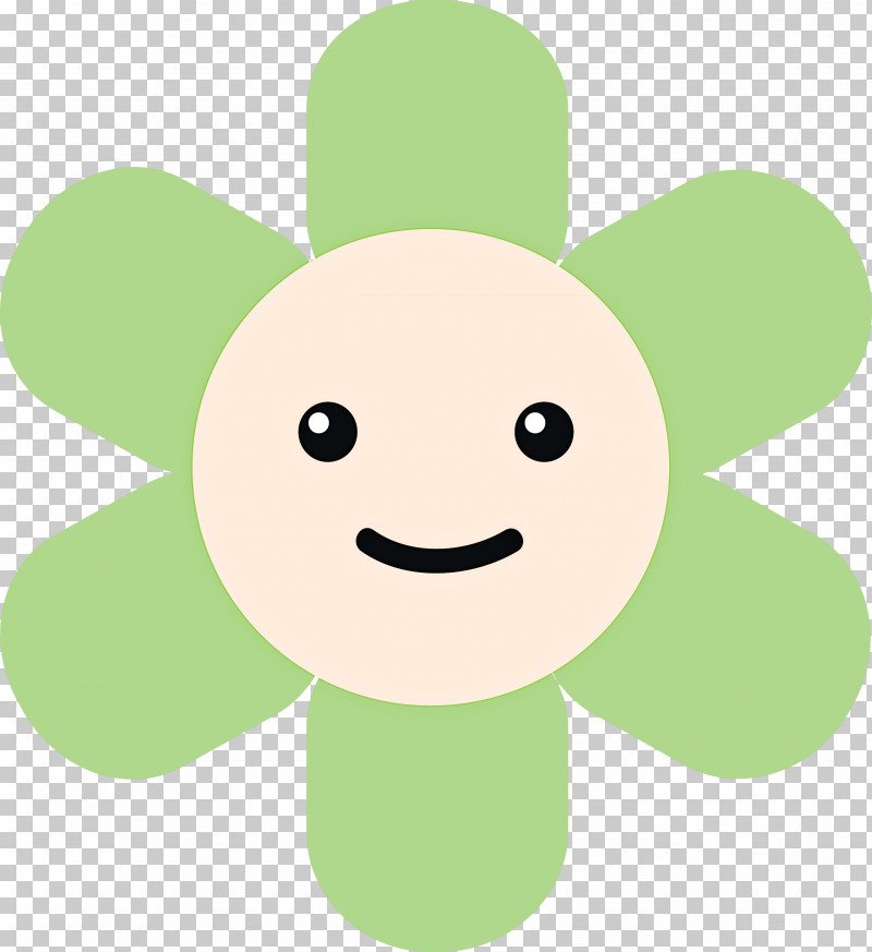 Smile Smiling PNG, Clipart, Cartoon, Character, Flower, Green, Happiness Free PNG Download