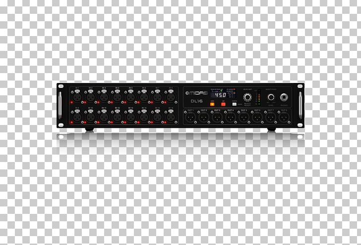Microphone Midas DL16 Stage Box Audio Mixers Midas Consoles PNG, Clipart, Audio, Audio Crossover, Audio Equipment, Audio Mixers, Audio Receiver Free PNG Download