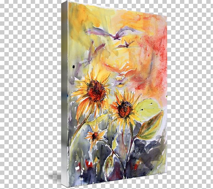 Watercolor Painting Art Acrylic Paint PNG, Clipart, Acrylic Paint, Art, Artwork, Common Sunflower, Floral Design Free PNG Download