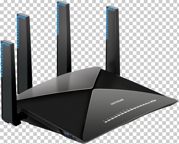 Wireless Router NETGEAR Nighthawk X10 Wi-Fi PNG, Clipart, Angle, Electronics, Ieee 80211ac, Media Server, Multimedia Free PNG Download