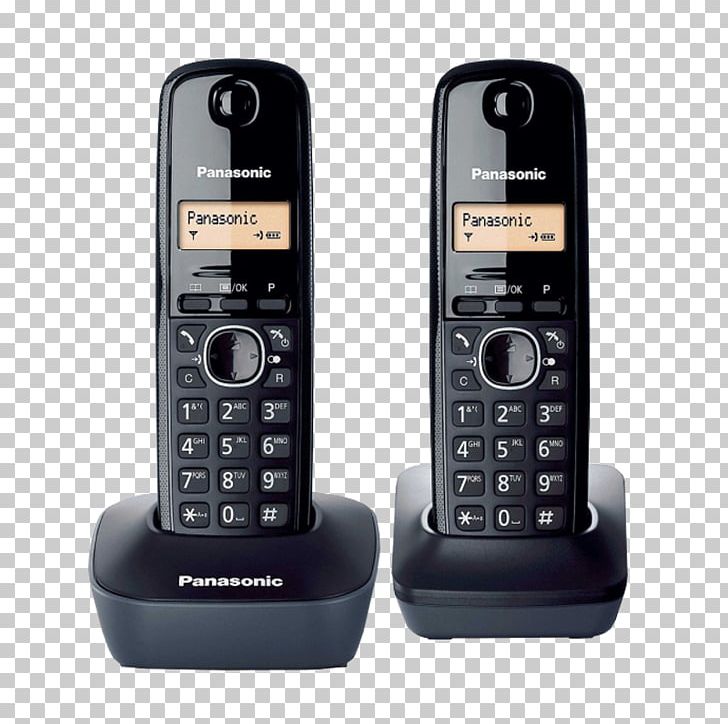 Cordless Telephone Panasonic KX-TG1612 Digital Enhanced Cordless Telecommunications PNG, Clipart, 1up, Electronics, Feature Phone, Gadget, Handset Free PNG Download