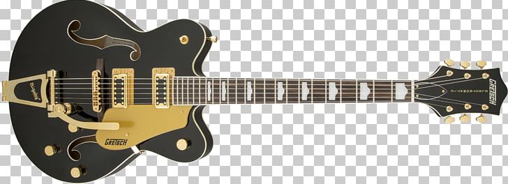 Gretsch White Falcon Guitar Amplifier Bigsby Vibrato Tailpiece PNG, Clipart, Acoustic Electric Guitar, Archtop Guitar, Black Gold, Gold, Gretsch Free PNG Download