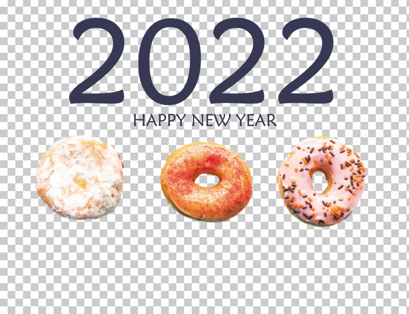 2022 Happy New Year 2022 New Year 2022 PNG, Clipart, Bagel, Doughnut, Finger Food, Meter, Snack Free PNG Download