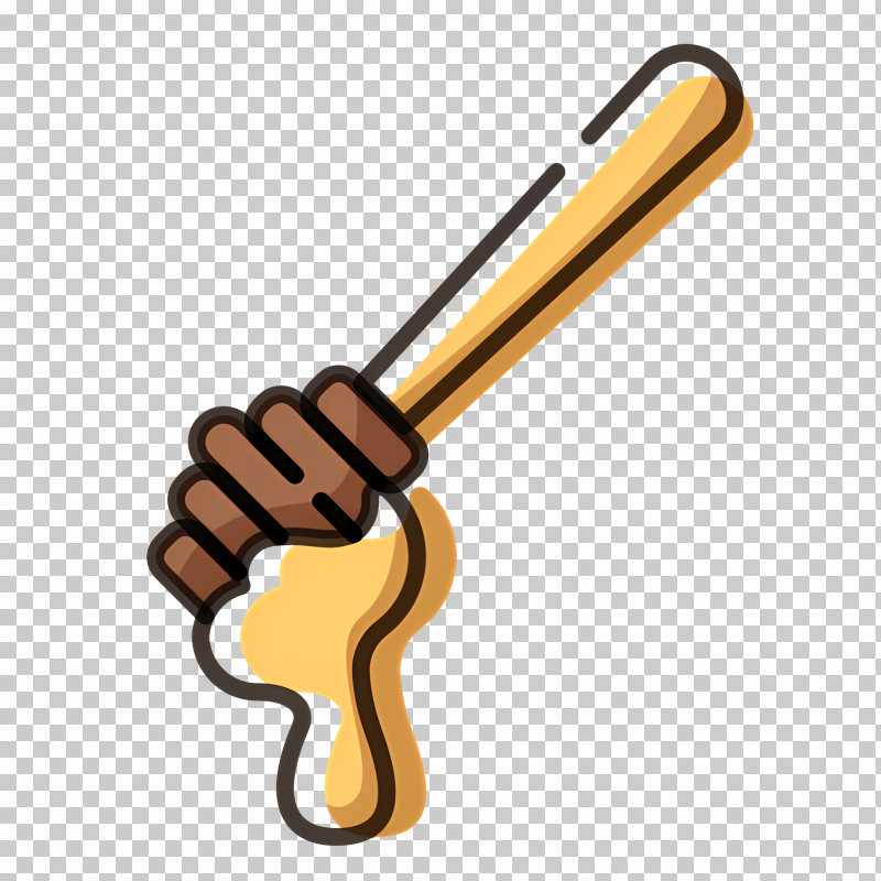 Honey - Honey Dipper Illustration PNG